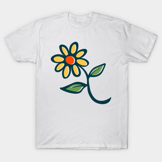 Sun flower T-Shirt by chuseco3